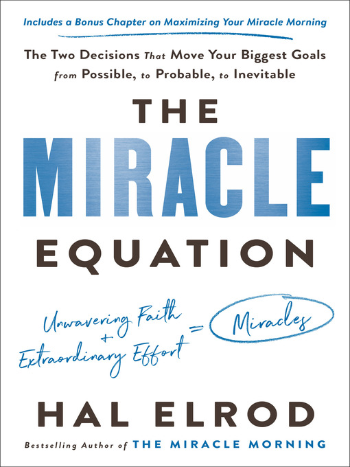 Title details for The Miracle Equation by Hal Elrod - Available